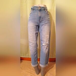 🍒 Rachel Roy Vixen Faded Distressed Blue Denim Jeans